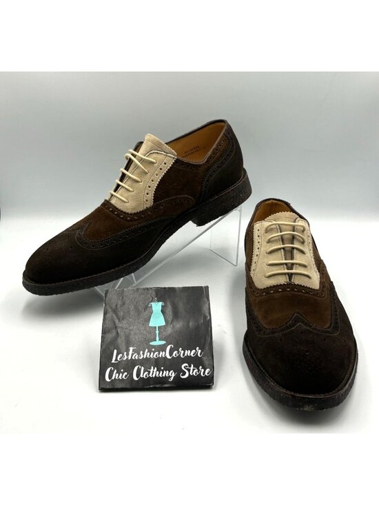 Peal & Co. Other - Peal & Co. For Brooks Brothers Men Brown Suede Wingtip Oxford Shoes Sz 11D 3268